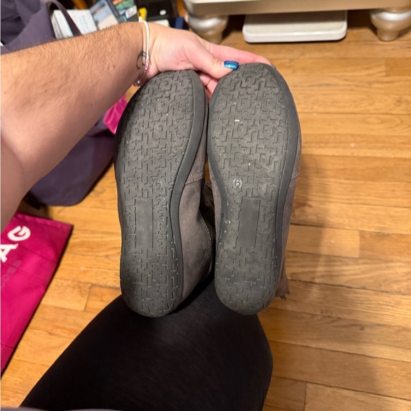 Gray suede boots from DSW - Picture 6 of 8